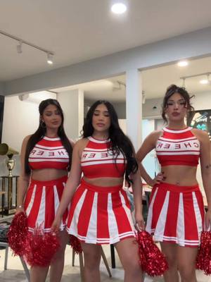 A post by @karenmendoza_xo on TikTok caption: is it giving high school musical or bring it on? 😂 #fyp @Amanda padilla @dessxmx 