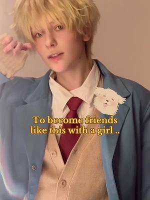 A post by @iwant9nuggets on TikTok caption: Shima Sosuke? Satonosuke! 💓#スキップとローファー #skipandloafer #shimasosuke #志摩総介 #コスプレ #cosplay #skipandloafercosplay 