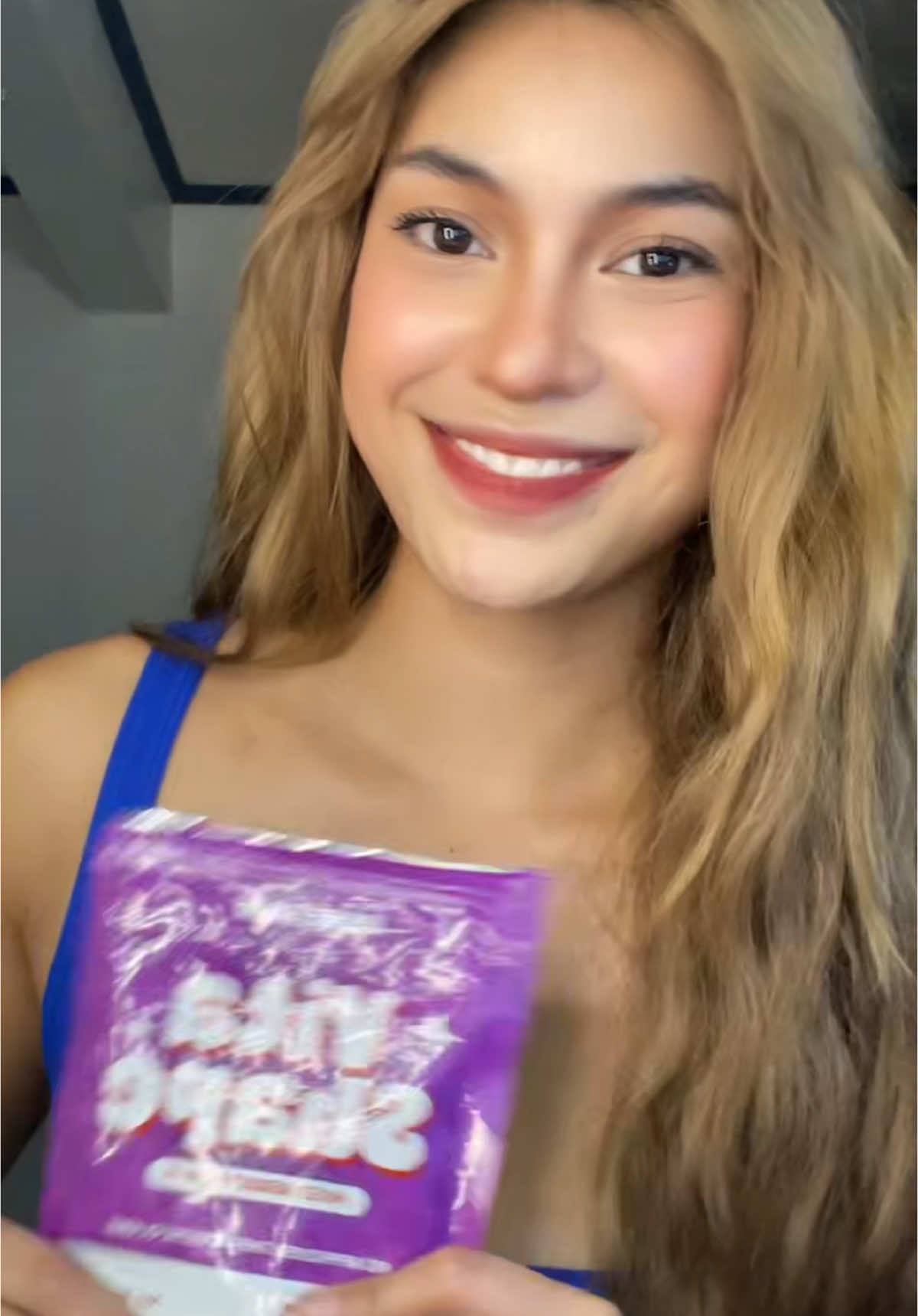 A post by @chickennuggetsop on TikTok caption: #stitch with @Criselda Alvarez Lets get that dump truck and cherries togetheeeer with Vita Shape 💜