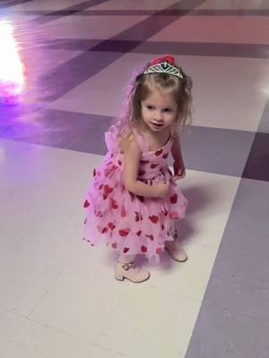 A post by @elisabethmeadows on TikTok caption: my baby at her first dance ❤️ #mybaby 