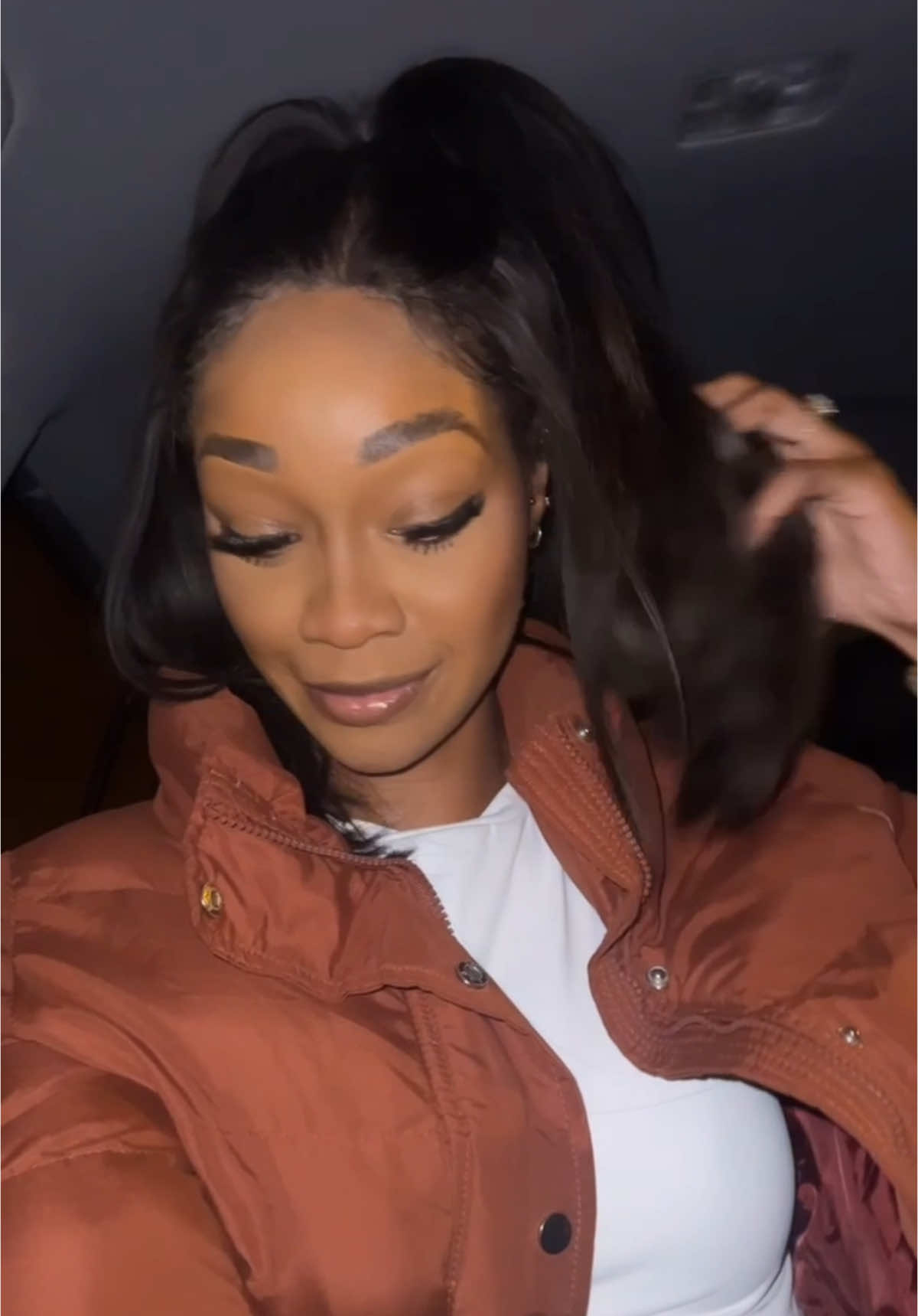 A post by @temmiemeggs on TikTok caption: i tried to do a spring cleaning and found so many clothes WITH TAGS , how embarrassing .. I was obviously saving them for 2025 #fyp #clothes #shopping #nothingtowear 