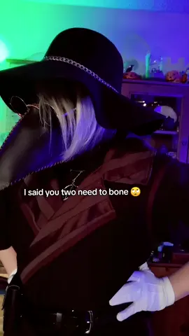A post by @plaguedootdoot on TikTok caption: B O N E ! ? ? ? #plaguedoctor #maybeAceFlavoured #GreyMaybe #DrDoot 
