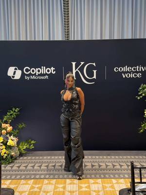 A post by @morgsvstheworld on TikTok caption: I had the incredible opportunity to attend a NYFW event w/ @Kensington Grey x @Collective Voice x @Microsoft Copilot ! The event brought together a group of beautiful black creators to learn more about AI and its impact on social media! Notes were taken from the speaking panel…and the outfits because the girls did not come to play😭 👗my outfit: @AKIRA + @Babyboo  🛍️goodie bag items:  @LORVAE - JT’s Pick Box @Estée Lauder - Advanced Night Repair + Advanced Night Cleansing Balm  @Lane Bryant - Gift Card @Clinique - ‘Take the Day Off’ Cleansing Balm + Almost Lipstick in Black Honey @FORVR Mood - Not So Hard to Love Duo Set @Black Girl Sunscreen  @brownsugarbabe - Nourishing Body Oil @Ellis Brooklyn - Apple Love Parfum @Drink Poppi - Cherry Cola @Liquid I.V. - Electrolyte Drink Mix @DanessaMyricksBeauty - Blurring Balm Powder @collectivevoicehq - InstaBright Under Eye Mask #nyfw #kensingtongrey #microsoftcopilot #collectivevoice #unboxing #fashionvlog 