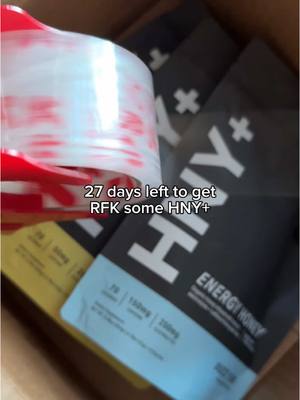 A post by @hnyplus on TikTok caption: 27 Days left to get RFK some HNY+