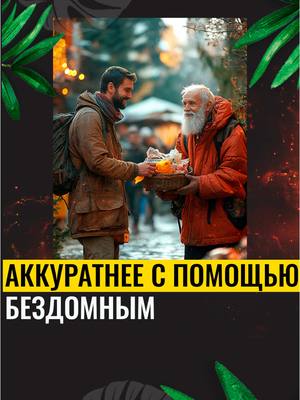 A post by @sergey_moroz_bali on TikTok caption: АККУРАТНЕЕ С ПОМОЩЬЮ БЕЗДОМНЫМ