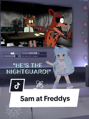 A post by @ayayathefoxo on TikTok caption: THIS was my skibidi toilet ✨️ #fnaf #comedy #relatable #childhood #vr #haha #vrcomedy #vrchat #vrc #vrccommunity #fyp #foryou #laugh #meme #vrchatmeme #Freddy #foxy #balloonboy 