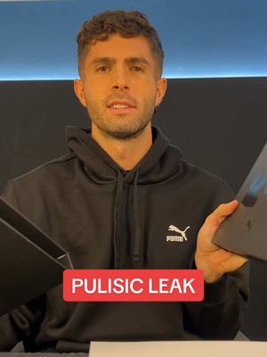 A post by @puma on TikTok caption: You didn’t hear it from @Christian Pulisic… 👀 #PUMA #Football #ACM #ACMilan #Pulisic @AC Milan @off____white 