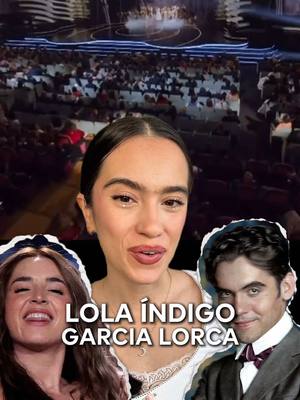 A post by @patriciafedz on TikTok caption: lo de Lola Índigo y Federico García Lorca en los Premios Goya pasará a la historia 🖤🫂 eterno  #AprendeConTikTok #premiosgoya #federicogarcialorca 