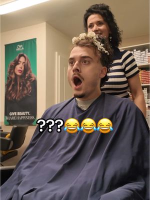 A post by @ninogashi on TikTok caption: Wenn das Viral geht fress ich n Besen 🧹. #fyy #fürdich #fail #mama #haare #date #singlelife #viral #lustig #hochzeit 