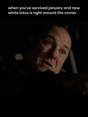 A post by @streamonmax on TikTok caption: #TheWhiteLotus heads we are so back. #TheSopranos #HBO #TonySoprano #JamesGandolfini