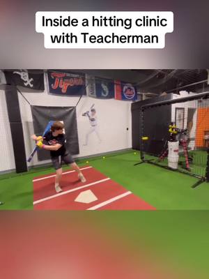 A post by @teachermanhitting on TikTok caption: Clinic work from this weekend. Video is from Caden Cagas & Deshea Oakley on X