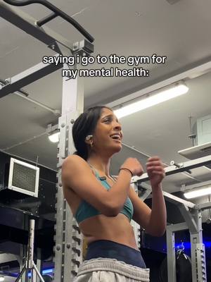 A post by @sandsxfitness on TikTok caption: in a way the peach is for the mental health #fyp #GymTok #browngymgirl #girlswholift #gymhumor #gymshark @Gymshark ad