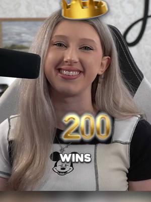 A post by @happyhappygaltv on TikTok caption: CAN’T END UNTIL I GET TO 200 CROWN WINS! #fortnite #gaming 