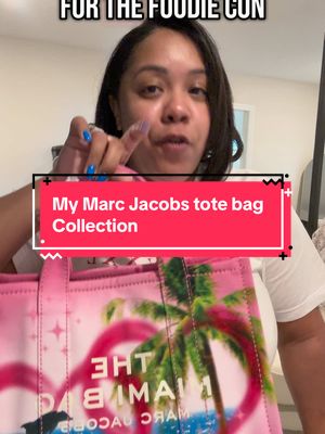 A post by @kimmyskreations on TikTok caption: Replying to @UniqueCuisine i still havent counted them all…or the ones being shipped lmao ! But yes i love me @marcjacobs bagsssss!! Which ones do yall have? I wanna seeeeee