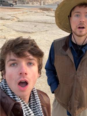 A post by @karljacobs on TikTok caption: EGYPT WAS SO FUN!! Go watch the video! 🐪💨🐫💨  (had to run it back bc TikTok was mad at me :p) 