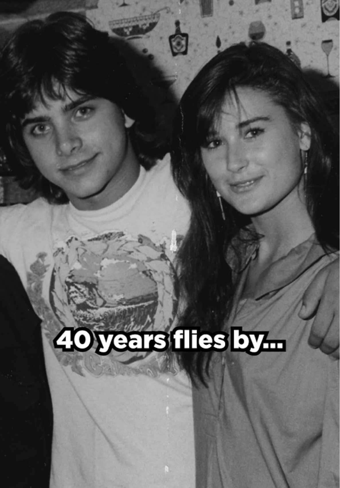 A post by @johnstamos on TikTok caption: I was beyond thrilled to present Best Actress at AARP’s Movies for Grownups to my friend, Demi Moore. Demi and I go back over 40 years, to when we played Blackie and Jackie on General Hospital. We had big hair, big dreams, and enough hairspray between us to single-handedly destroy the ozone layer. Her performance in The Substance doesn’t just push boundaries—it flips them the bird and walks away in slow motion! It takes on themes of aging, body trauma, and the relentless pressure to stay forever young, forcing us to confront the absurd idea that a woman’s worth has an expiration date. Spoiler alert: it doesn’t. If anything, Demi is proof that some things only get better with time—like fine wine, classic rock, and the number of abs she has. Proud of you my friend. XO JS
