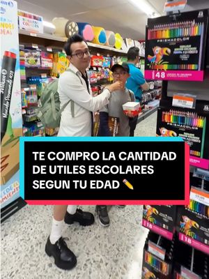 A post by @amirodriguezz on TikTok caption: Útiles escolares según tu edad ✏️ ig: amirodriguezz