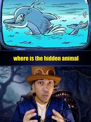 A post by @hudsouza on TikTok caption: Can You Find the Hidden Animal? #animals #riddles #viralvideos #fyp