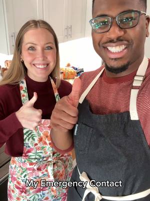 A post by @emmanuelduverneau on TikTok caption: Shout-out to my wife, videographer, assistant, and best friend. The real MVP in the kitchen. 