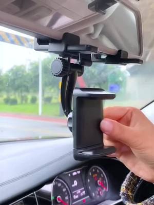 A post by @goodiesarehere on TikTok caption: This cell phone holder is too good to use, stable and does not block the line of sight, it will be convenient to watch the navigation #CarGoodies #CarMobilePhoneHolder 