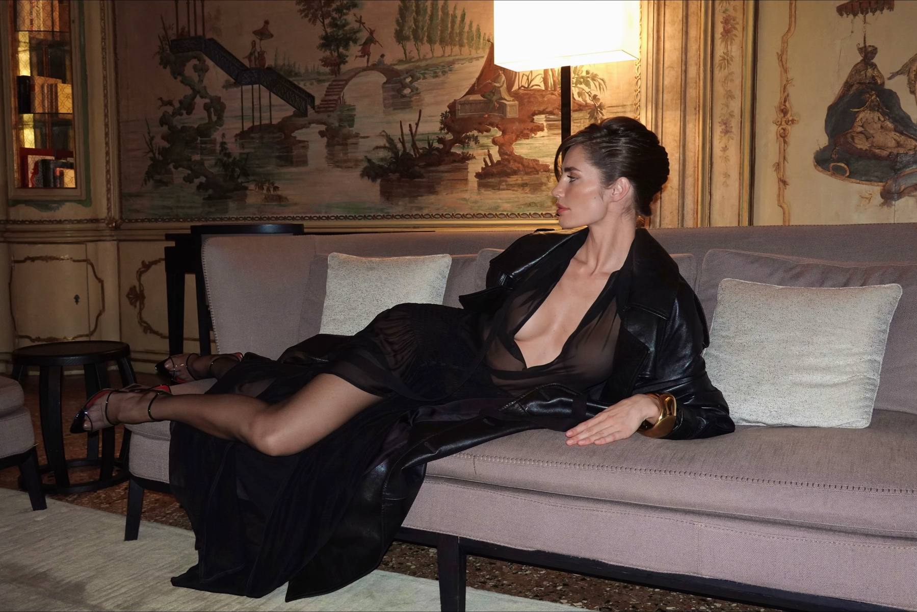 A post by @iamrebeccad12 on TikTok caption: @SAINT LAURENT | @Anthony Vaccarello 