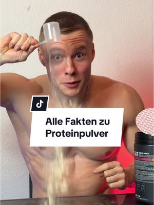 A post by @thegeneticone on TikTok caption: In 1 Minute hast du nie wieder eine Frage zu Proteinpulver! #tipps #fitness #bodybuilding #proteine #proteinpulver #lustig 