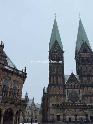 A post by @co.nfused on TikTok caption: snow and coffee, is there a better combination? ☕️❄️ From a snowy morning today when the world felt quiet and pretty magical! 🫶🏻 #bremen #bremencity #germany #germanytiktok #darkacademia #darkacademiaaesthetic #hogwarts #harrypotter 