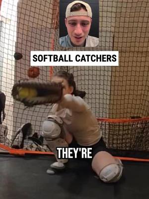 A post by @catchingmadesimple on TikTok caption: This is the #1 competitive advantage for softball catchers I see: Learning to catch the low pitch back to the zone🥎 Softball catchers who adopt baseball techniques will have a big advantage in my opinion💪🏽 I’m holding a clinic on Saturday to teach you to catch the low pitch🙌🏼 Comment or DM me “Clinic” for info💯 #softball #baseball #catching