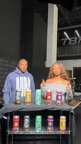 A post by @iamathlete on TikTok caption: Match the tea @AriZona Iced Tea  @iamkaylanicolesweetie 