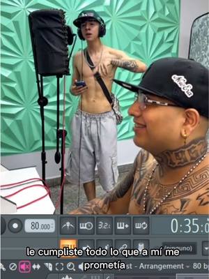 A post by @djplaga on TikTok caption: Grabando “Llorar Lloviendo Remix” con @Orce que dicen?🤔👀 #productor #flstudio #Cumbia 