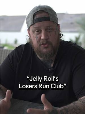 A post by @officialjellyroll on TikTok caption: “Jelly Roll’s Losers Run Club”. Let’s get healthy and run this 5k TOGETHER! 