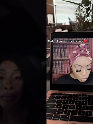 A post by @nexusnursing on TikTok caption: #duet with @Amiyah | Student Nurse 🩺 #nursingstudent 🥰🥰🥰