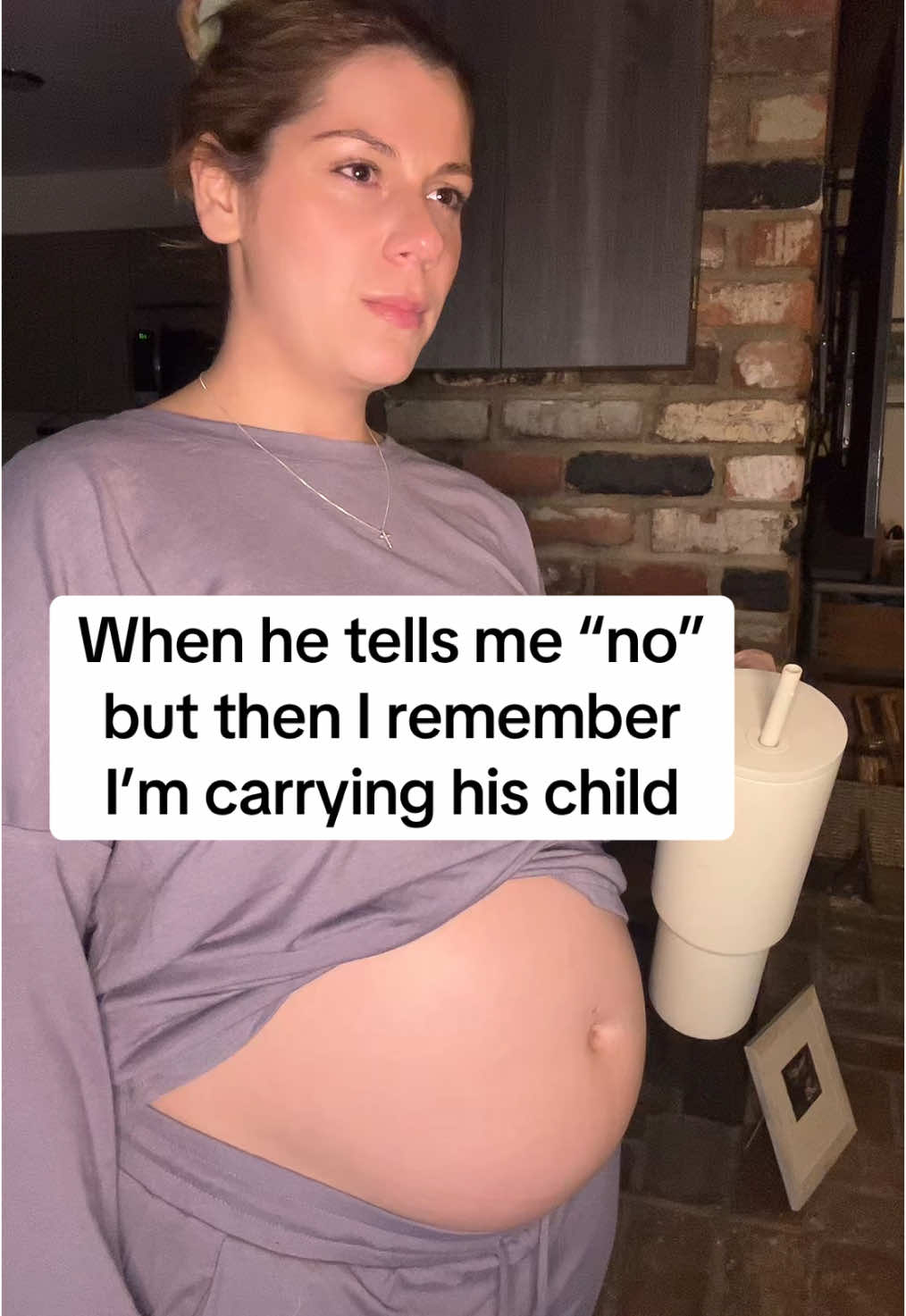 A post by @jaxwritessongs on TikTok caption: anyone else experience random pregnancy rage?  😂🤰🏼