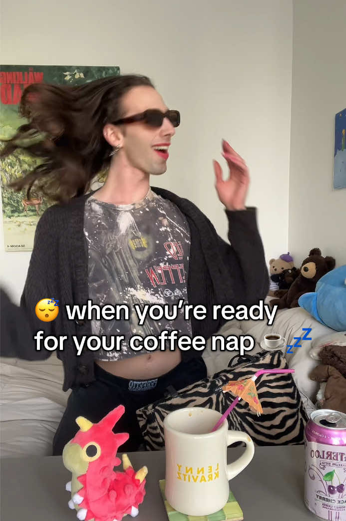 A post by @codalimarcus on TikTok caption: also known as a napuccino 😈 who else is possessed by caffeine 🫵🏻😵?!? #coffee #cafe #help #demon #sleepparalysis #bruja 👿