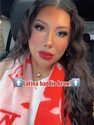 A post by @rocio.roses on TikTok caption: HIGHLY REQUESTED: Latina baddie brow tutorial! #latinamakeup #latinabeautycreator #latinamakeuplook #browtutorial #benefitcosmetics #benefitbrows #nyxcosmetics #hourglassconcealer #hourglasscosmetics #rocioroses #tutorials @Benefit Cosmetics @NYX Professional Makeup @Hourglass Cosmetics 