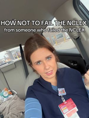 A post by @shay.claunch on TikTok caption: Let me tell you all the things I did that caused me to fail the NCLEX so you don’t!  #newgradnurse #nclexstudying #markklectures #nclextips #nclexrn #nclexfail #nursingstudent #nursingstudent #studytok #studytips 