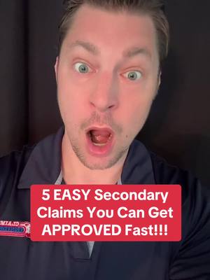 A post by @vaclaimsinsider on TikTok caption: ✅ 5 EASY Secondary Claims You Can Get APPROVED Fast! And, you might be able to get these secondary conditions service-connected WITHOUT a Nexus Letter. #vaclaims #vadisability #vabenefits #vadisabilitybenefits #vaclaimtips #vaclaimhelp #vaclaimssupport #veterans #disabledveteran #vaclaimsinsider 