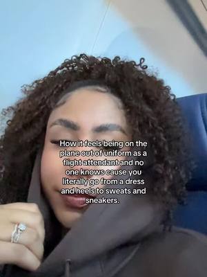 A post by @thatssore on TikTok caption: Love being a passenger   #cabincrew #flightattendanttiktok #aviation #cabincrewstories #flightattendantlife #cabincrewlife #flightattendant #nonrev  #flightcrew #aviationlife