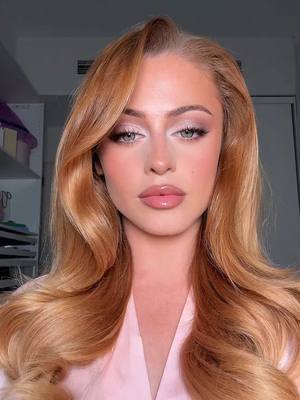 A post by @makeupbysamanthaharvey on TikTok caption: Hi I did my makeup x #makeup #softglam #valentinesmakeup 