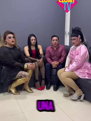 A post by @luisgeovaniperez on TikTok caption: Jugando una de aquí en #elclosettv con @Ximena.Ximenez @Alex Mendoza Props @Charlotte #luisgeovaniperez #mexicantiktok #lgbt🌈 #gay #Drag  #dragqueen #coatzacoalcos #veracruz #veracruzmexico #coatzacoalcosveracruz #mexico🇲🇽 