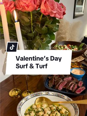 A post by @vivaciousgourmet on TikTok caption: 💕 Love is in the air… and so is the mouthwatering aroma of something special for Valentine’s Day! 💕 Forget the usual surf & turf—this year, we’re taking it up a notch with Chimichurri Skirt Steak & Bay Scallops from @wildforkcanada  ✨ Juicy, herb-packed steak meets sweet, buttery scallops—seared to perfection. It’s indulgent, elegant, and unbelievably easy to make. Who needs restaurant reservations when you can create magic at home? Shop online or in-store for last-minute Valentine’s inspo, and get everything delivered straight to your door! 💘🍽️  #DateNightDoneRight #ValentinesAtHome #WildFork #surfandturf #Valentinesdinner #datenightideas #steak #scallops #trendingaudio 