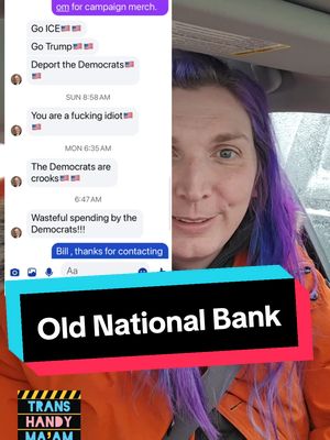 A post by @mercurystardust on TikTok caption: @Old National Bank Please genuinely address.@@jasmineCrockett 1   #madisonwi 