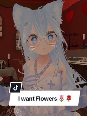 A post by @ayayathefoxo on TikTok caption: Girls, send this to them🌹🌷 It's almost valentines day!! ❤️ #ValentinesDay #flowers #iwantflowers #febuary #foryou #relatable #roses #ayaya #foxo #foxgirl  #Love #Loveday #feb14 #fyp #vrchat #vrc #vr #reminder #hisfyp #girls #virtual #vtuber  og vid/ib: Klystens 🤍