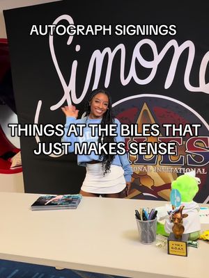 A post by @simonebilesowens on TikTok caption: forgot to finish this tiktok but just visualize my sister coaching the little ones, my friends&family announcing & giving out the awards as well as security following me all weekend 🫶🏾😂🤌🏾 another successful biles international invitational!!!! 8th year down 🥹🩶