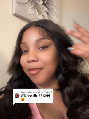 A post by @donnieshama on TikTok caption: Replying to @barbiebitch Curtain Bangs Face-Framing Body Wave Pre Cut 6x5 HD Lace Human Hair Glueless Wig 24 inches, code: 'TK15' for Extra 15 % OFF " @Upretty Hair  @uprettyhairofficial #uprettyhair #hdlacewig #gluelesswig