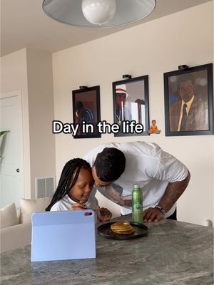 A post by @drewwalls10 on TikTok caption: Daddy duties always come first. Starting my day by making pancakes for my daughter, then knocking out my morning routine before hitting the gym. Been focused on 75 hard, l'm currently on day 53 and down 13 lbs. After my workout I grabbed a shrimp burrito, l've been eating only seafood. I miss fried chicken 😭😂 If you had to give up one thing for 75 hard challenge, what would it be? #Lifestyle #SelfCare #girldad #foryou #fyp #viral 