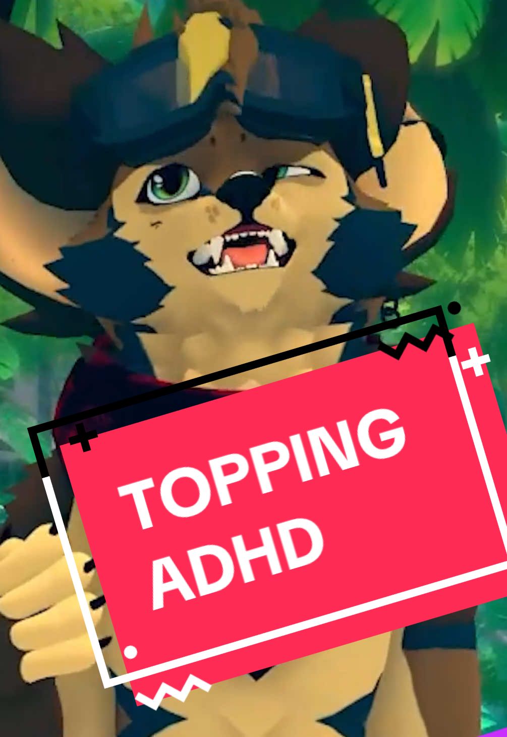 A post by @bardicrj on TikTok caption: Sometimes furries share too much. 🐶 #furry #vrchat #furryfandom #furries 