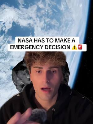 A post by @niickjackson on TikTok caption: NASA has to make a decision about the newly discovered astroid! #news #niickjackson #greenscreen #space #astroid 