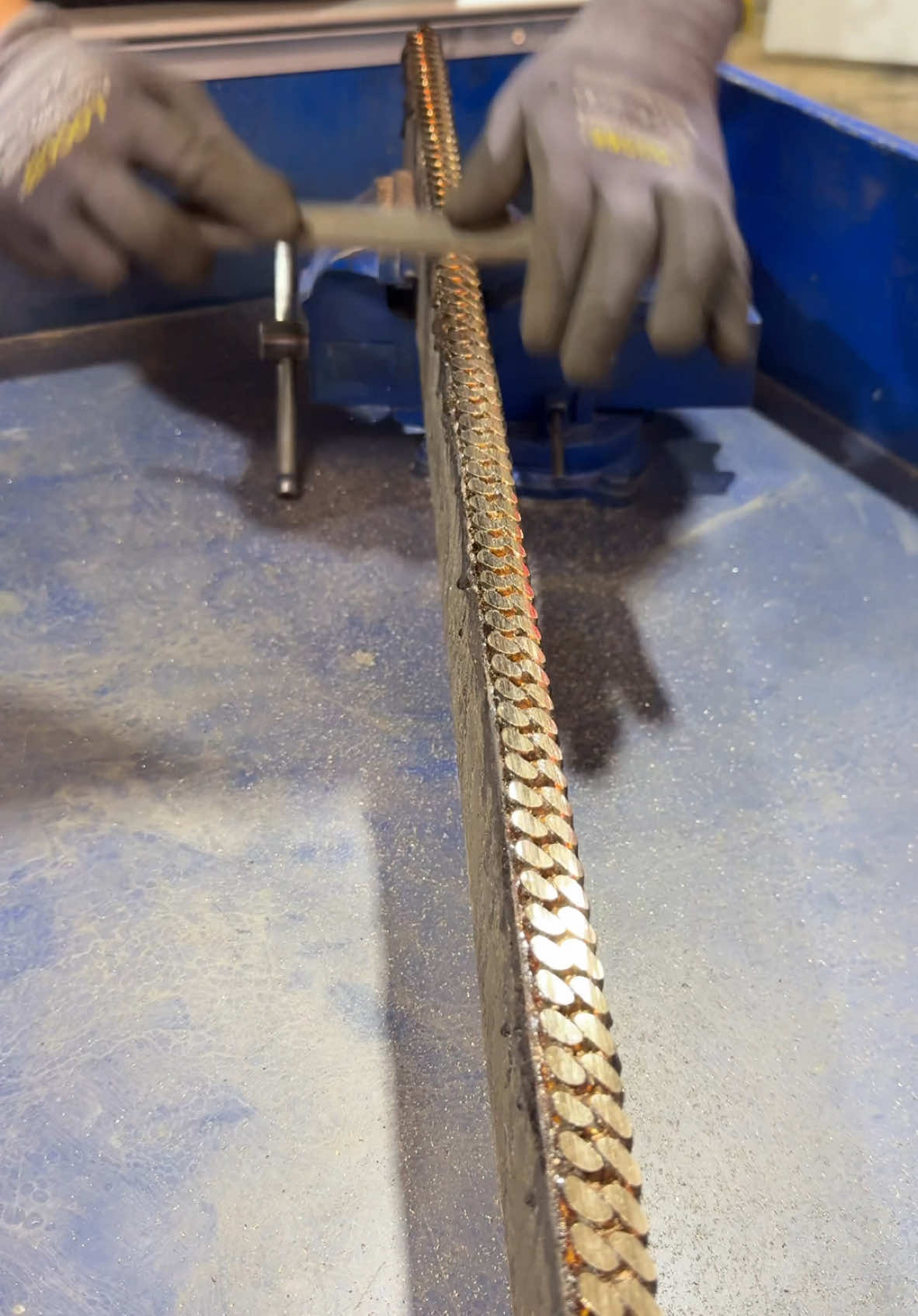 A post by @gusvillajewelry on TikTok caption: Are LONG CHAINS back?! • • • • #miamicubanlink #cubanlink 