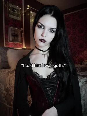 A post by @natalieundead on TikTok caption: What do you think?? #goth #gothic #alternative #fyp #foryou 